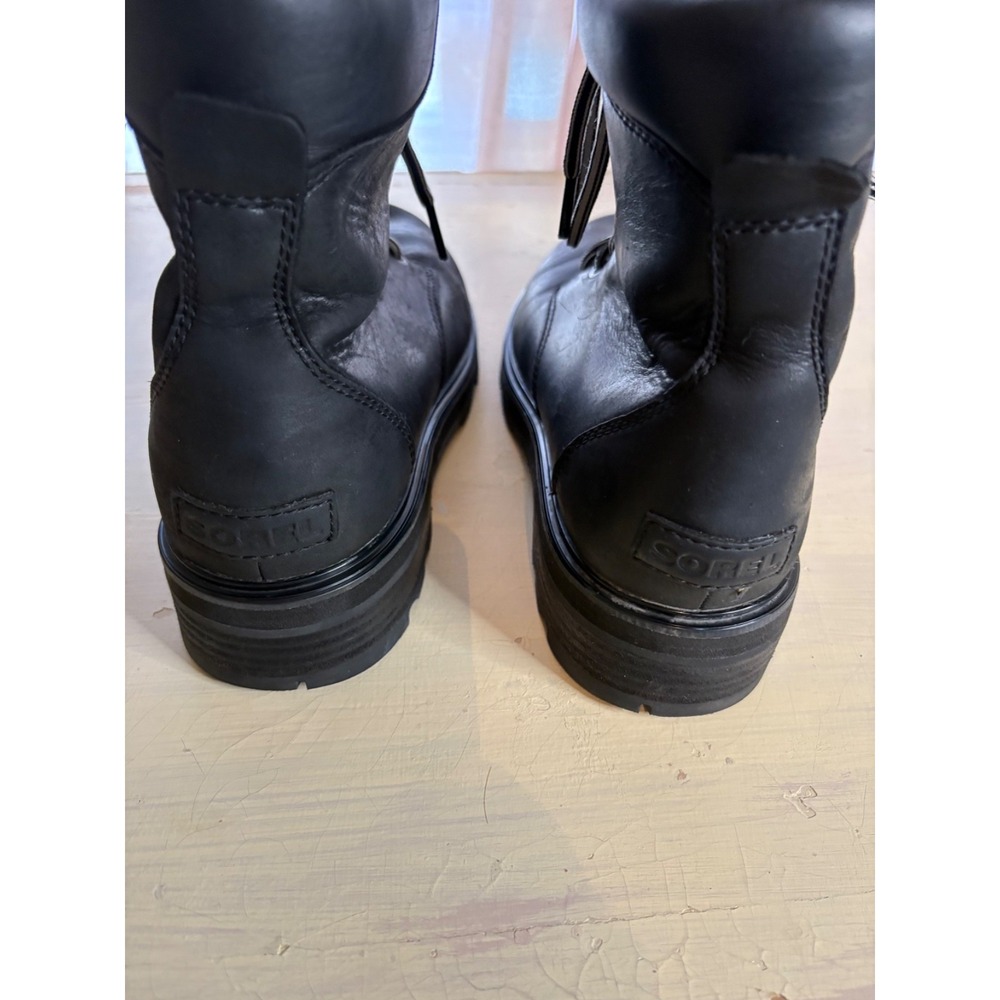 Sorel Women's Waterproof Black Lace-Up‎ Boots – Style NL4843-010 - Picture 4 of 6